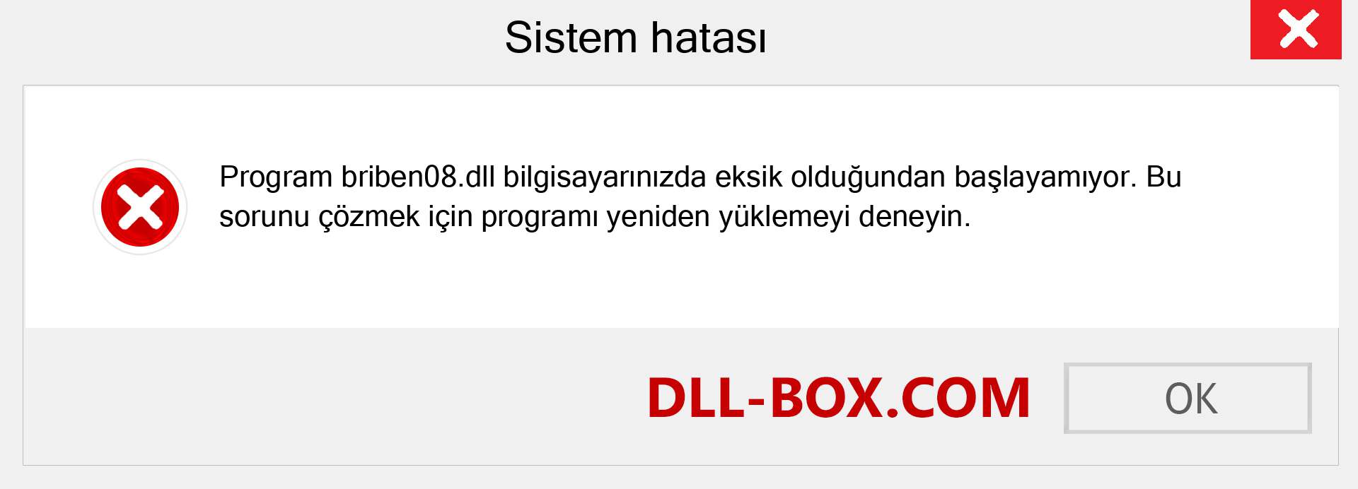 briben08.dll dosyası eksik mi? Windows 7, 8, 10 için İndirin - Windows'ta briben08 dll Eksik Hatasını Düzeltin, fotoğraflar, resimler